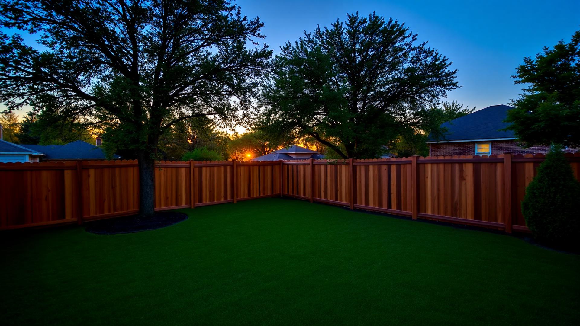 New privacy fence installed in Texas